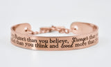 You are braver that you believe, Stronger than you seem bracelet, inspirational jewelry for women, motivational, keep going, strong