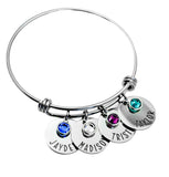 Personalized Mother's bracelet with kids names mothers day gift for mom